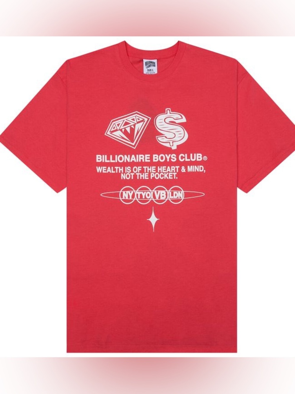 Billionaire Boys Club Wealth T-Shirt 'Rouge Red'